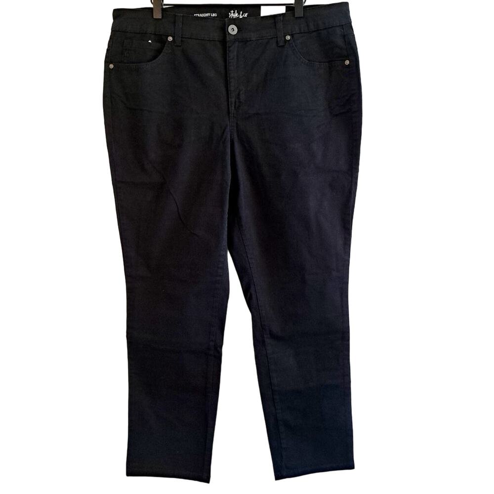 Style & Co. High Rise Straight Leg Jeans - Picture 2 of 9